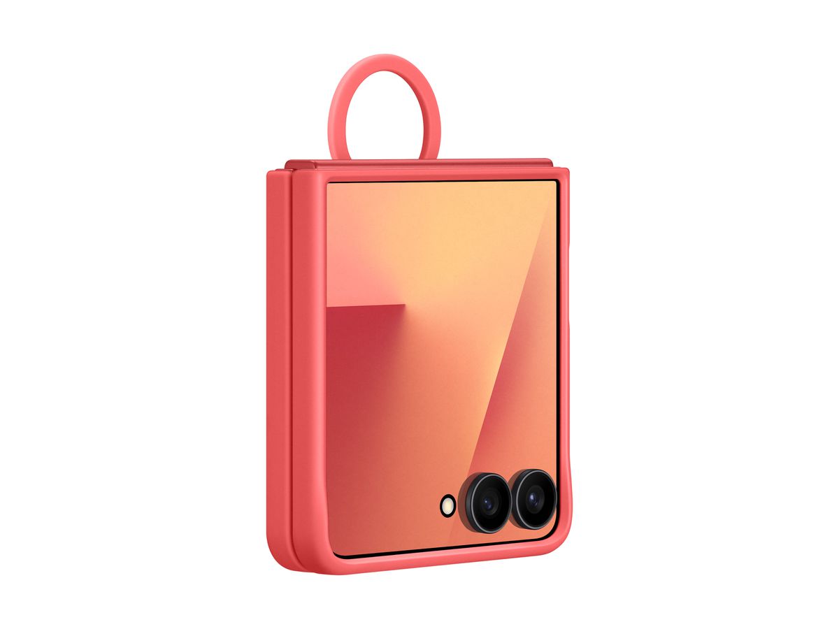 Samsung Flip 7 Ring Case Red