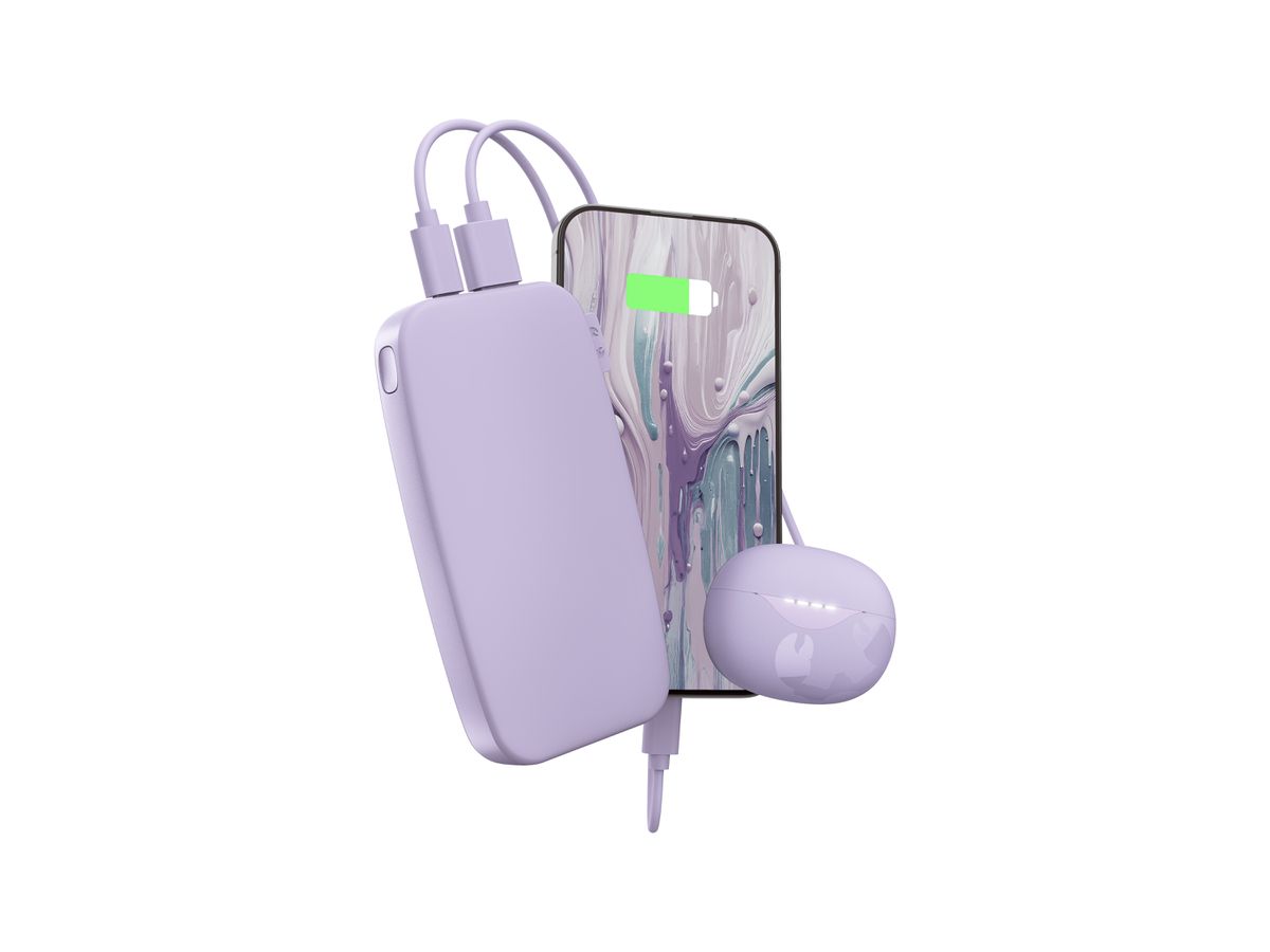 Fresh 'n Rebel Powerbank 12000 mAh Lilac