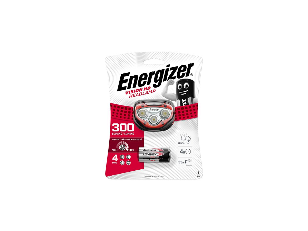 Energizer lampe frontale Vision HD