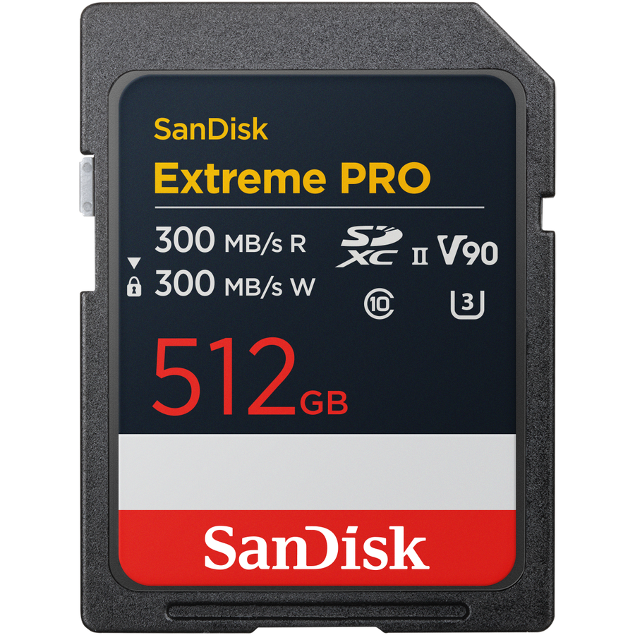 SanDisk Extreme Pro 300MB/s SDXC 512GB