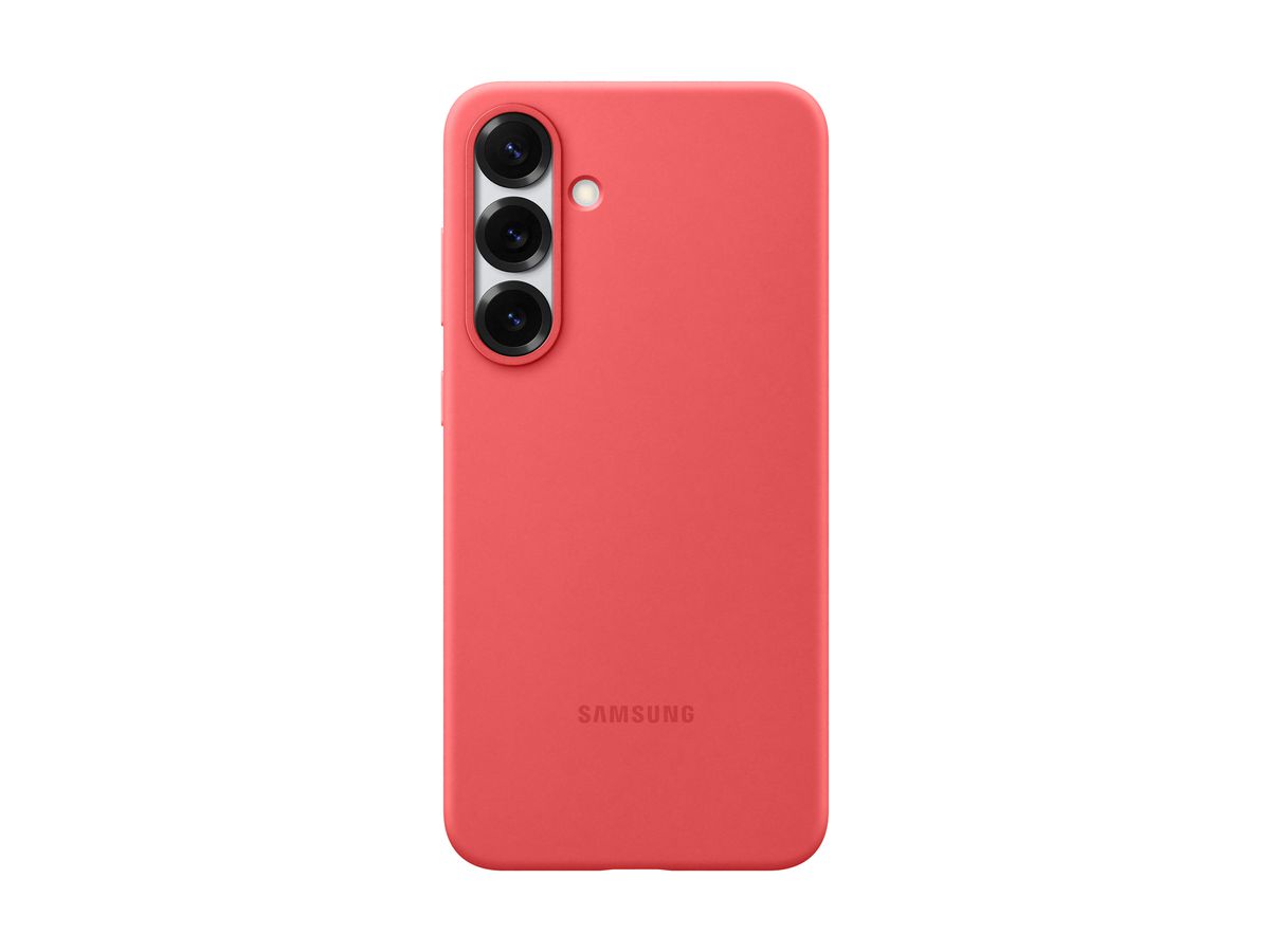 Samsung S25+ Silicone Case Red
