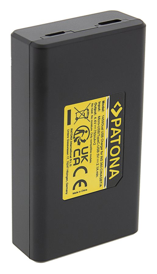 PATONA chargeur double Insta360 X3