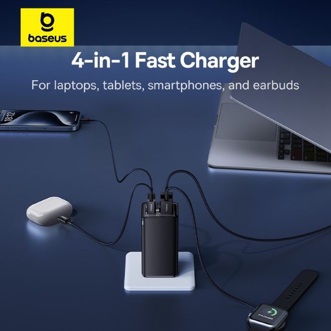 Baseus GaN6 Pro 4 Port Charger 100W