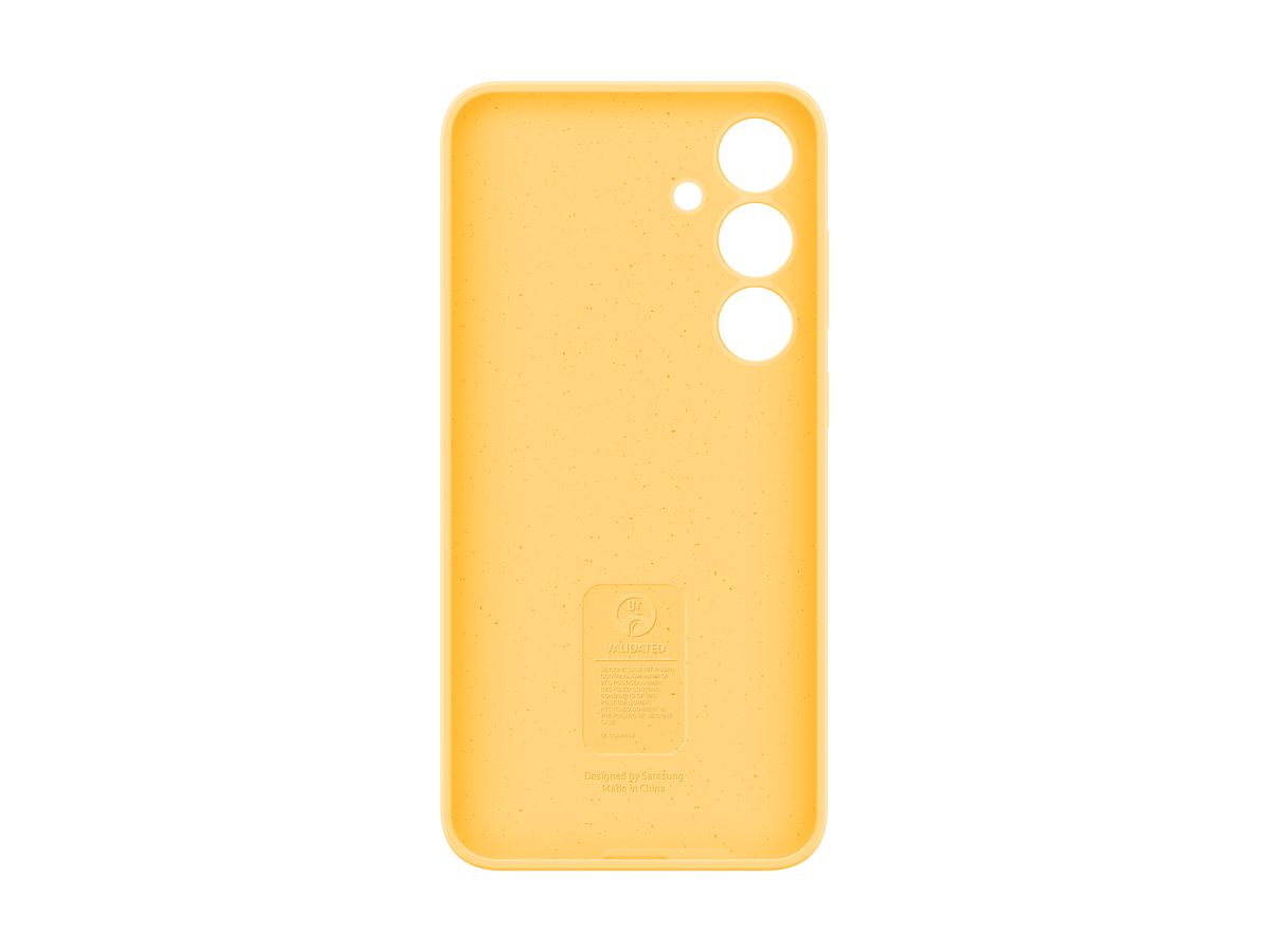Samsung S24+ Silicone Case Yellow
