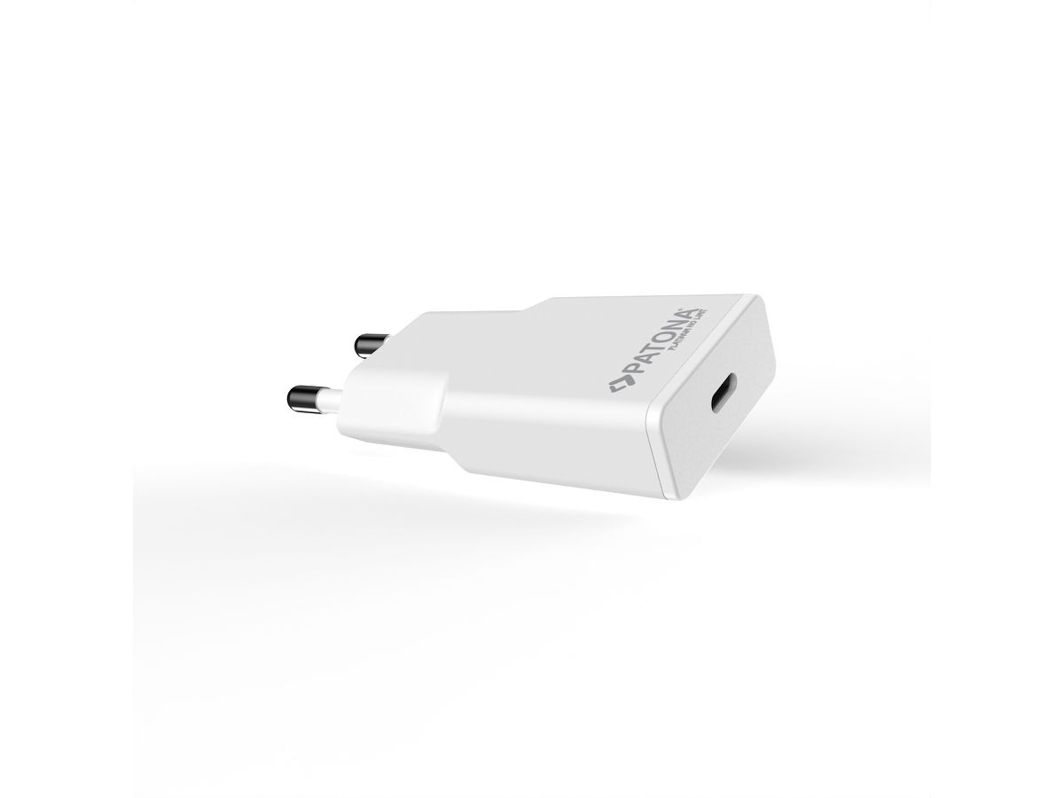 Patona GaN Flat PD 20W USB-C White