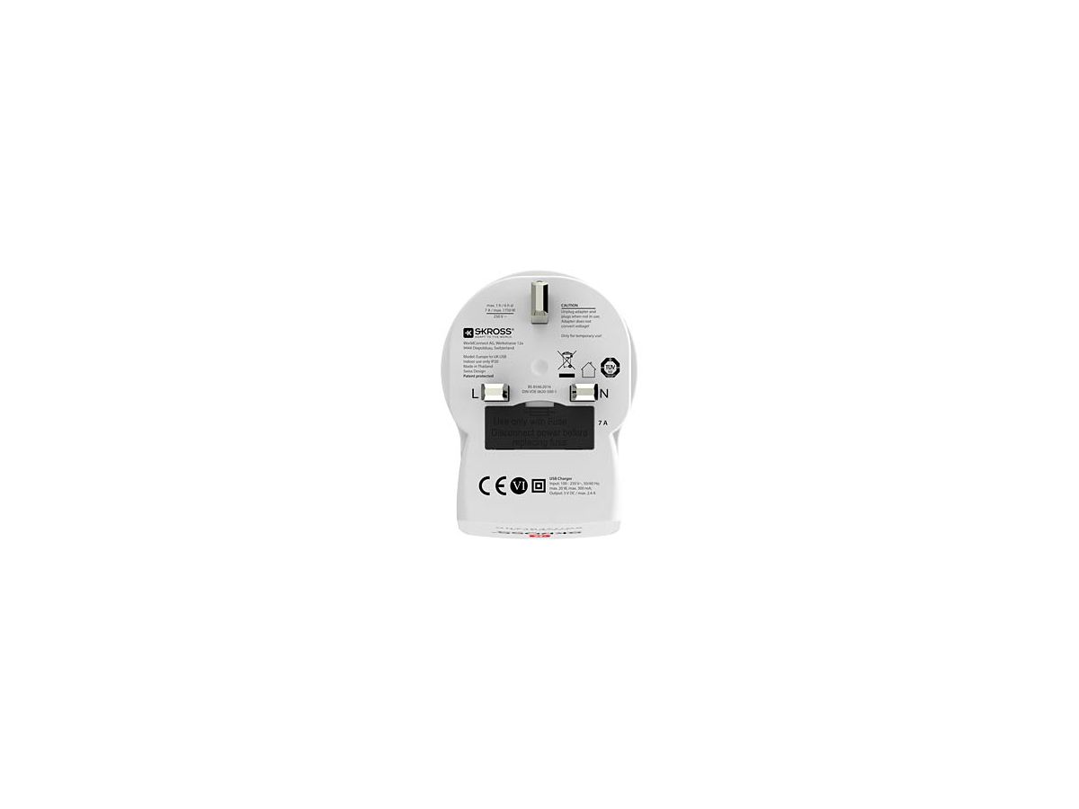 Skross Europe to UK USB