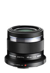 Olympus m.Zuiko 45mm 1:1.8 black