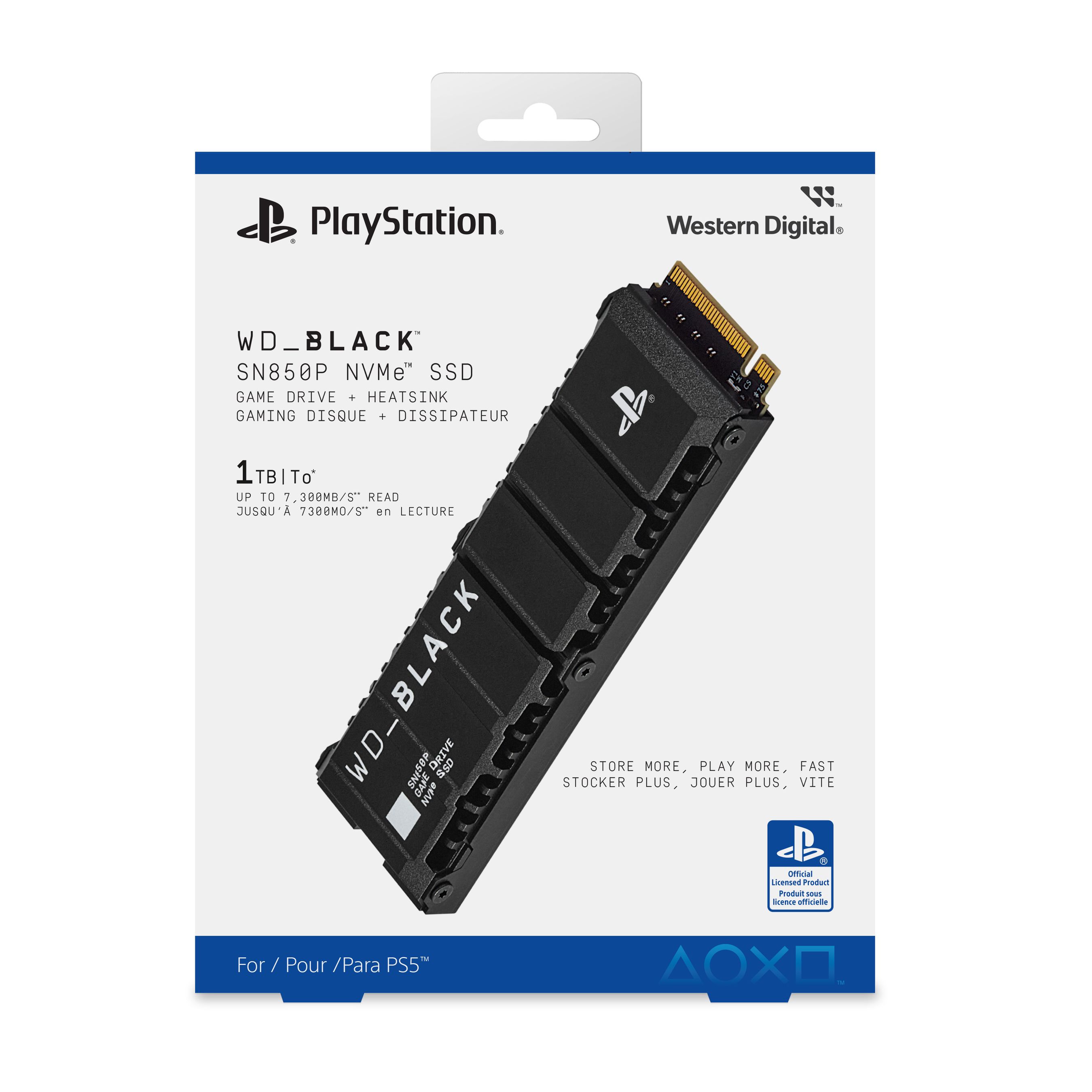 WD Black SN850P NVMe SSD for PS5 1TB