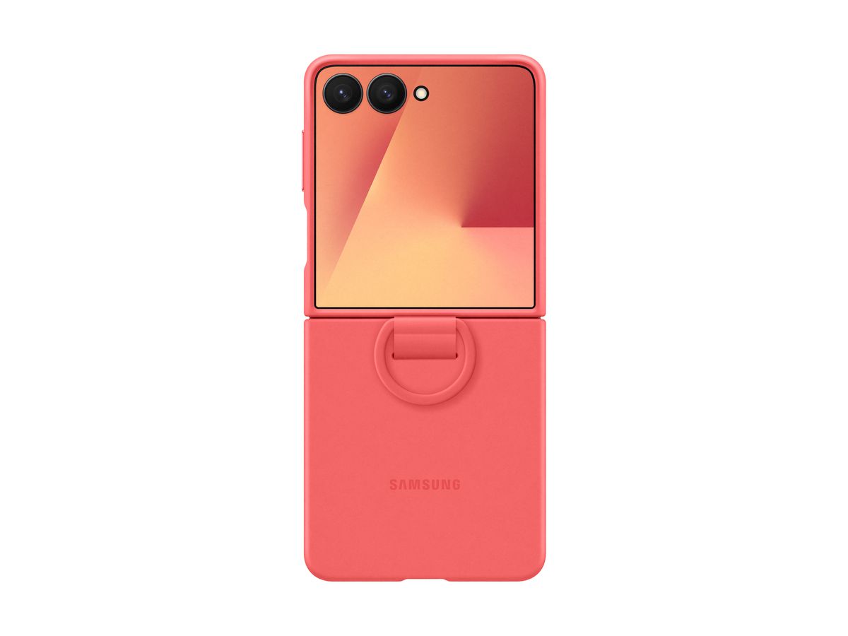 Samsung Flip 7 Ring Case Red