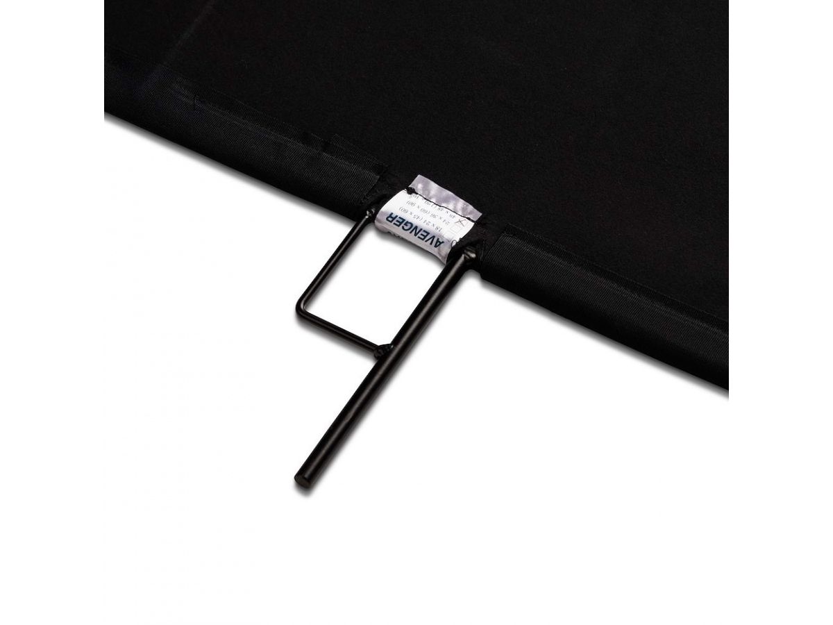Avenger 30"x36" Solid Black Flag