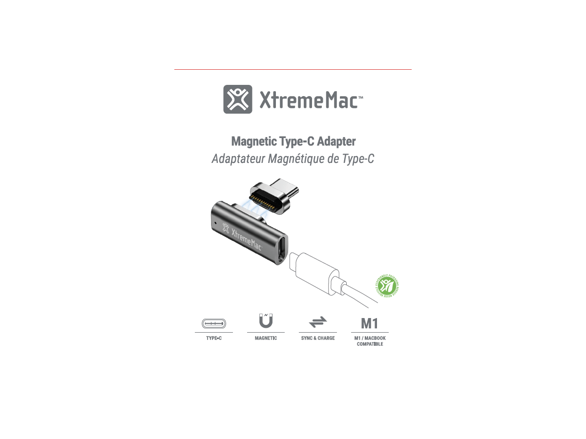 XtremeMac Magnetic Type-C Adapter