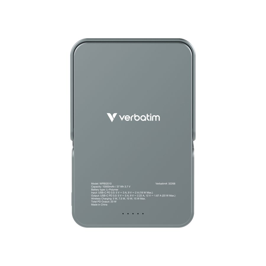 Verbatim Powerbank 10000 mAh Grey