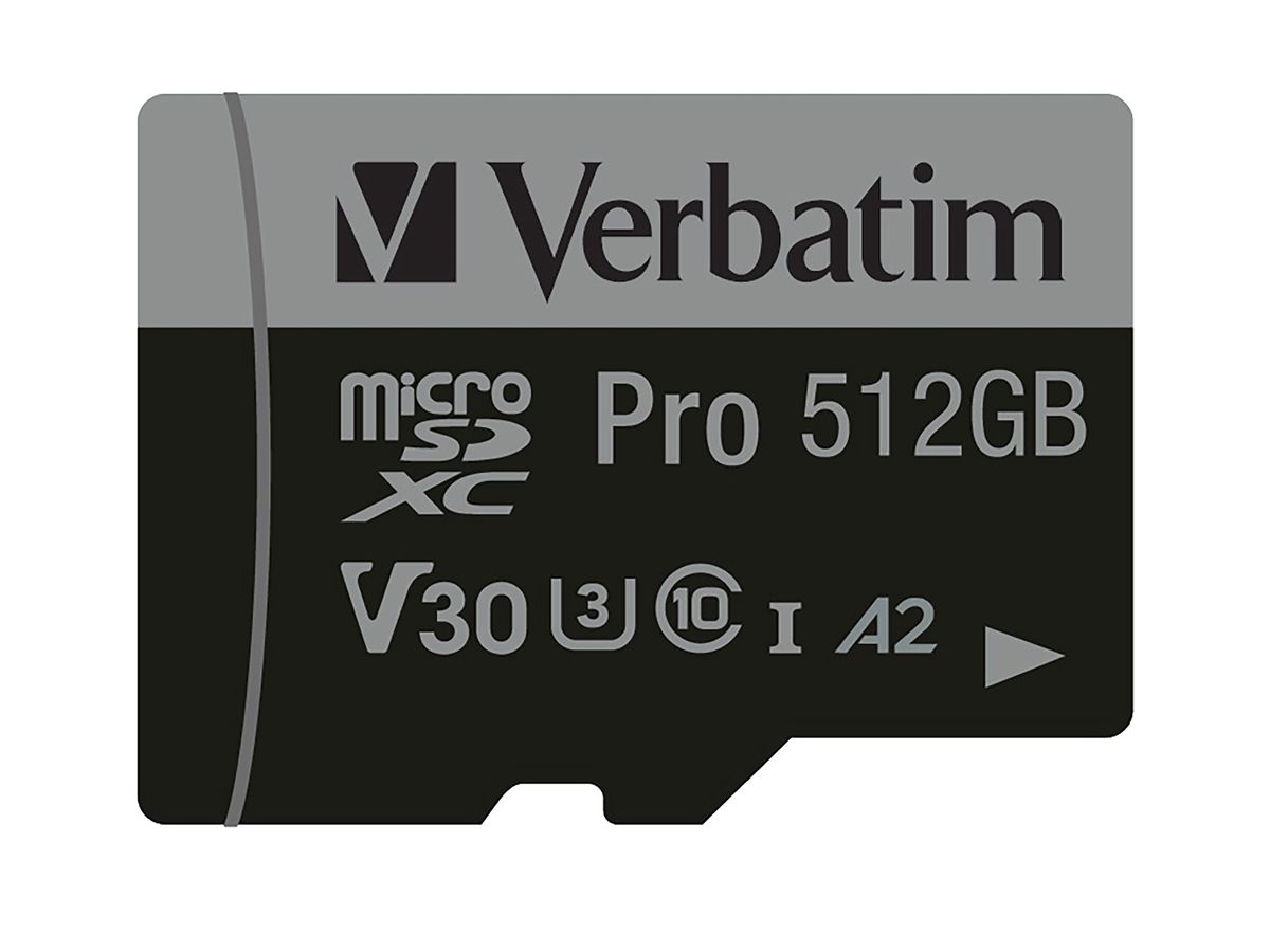 Verbatim Pro U3 512GB microSDXC Card