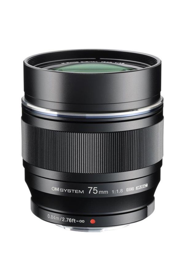 OM System m.Zuiko ED 75mm 1:1.8 black