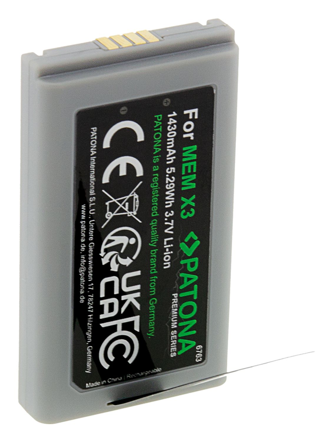 Patona Premium Akku Datalogic CVR2