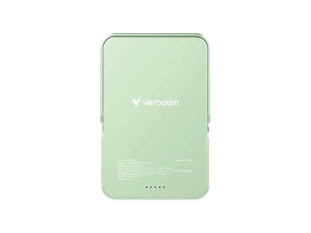 Verbatim Powerbank 10000 mAh Green