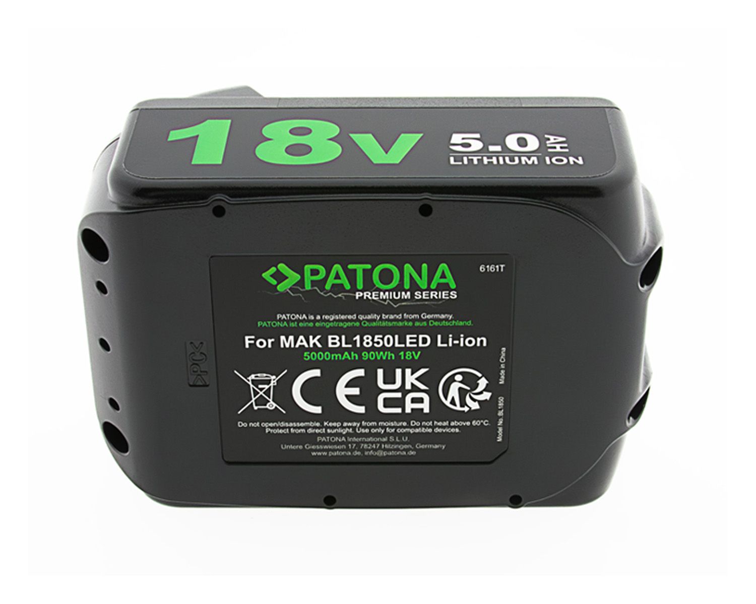 Patona Akku Makita BL1850LED 18 V LXT
