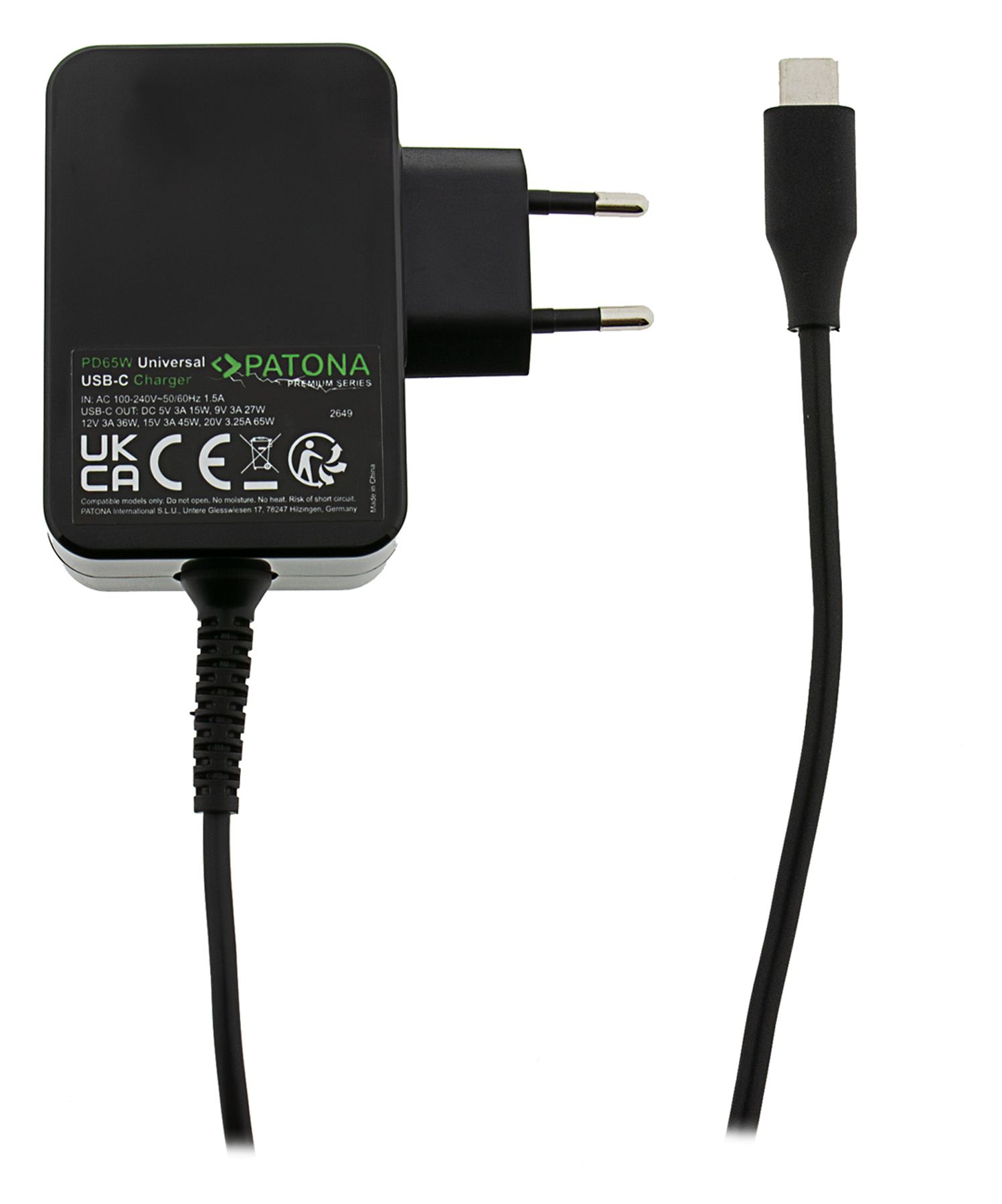 Patona GAN PD 65W USB-C Notebook