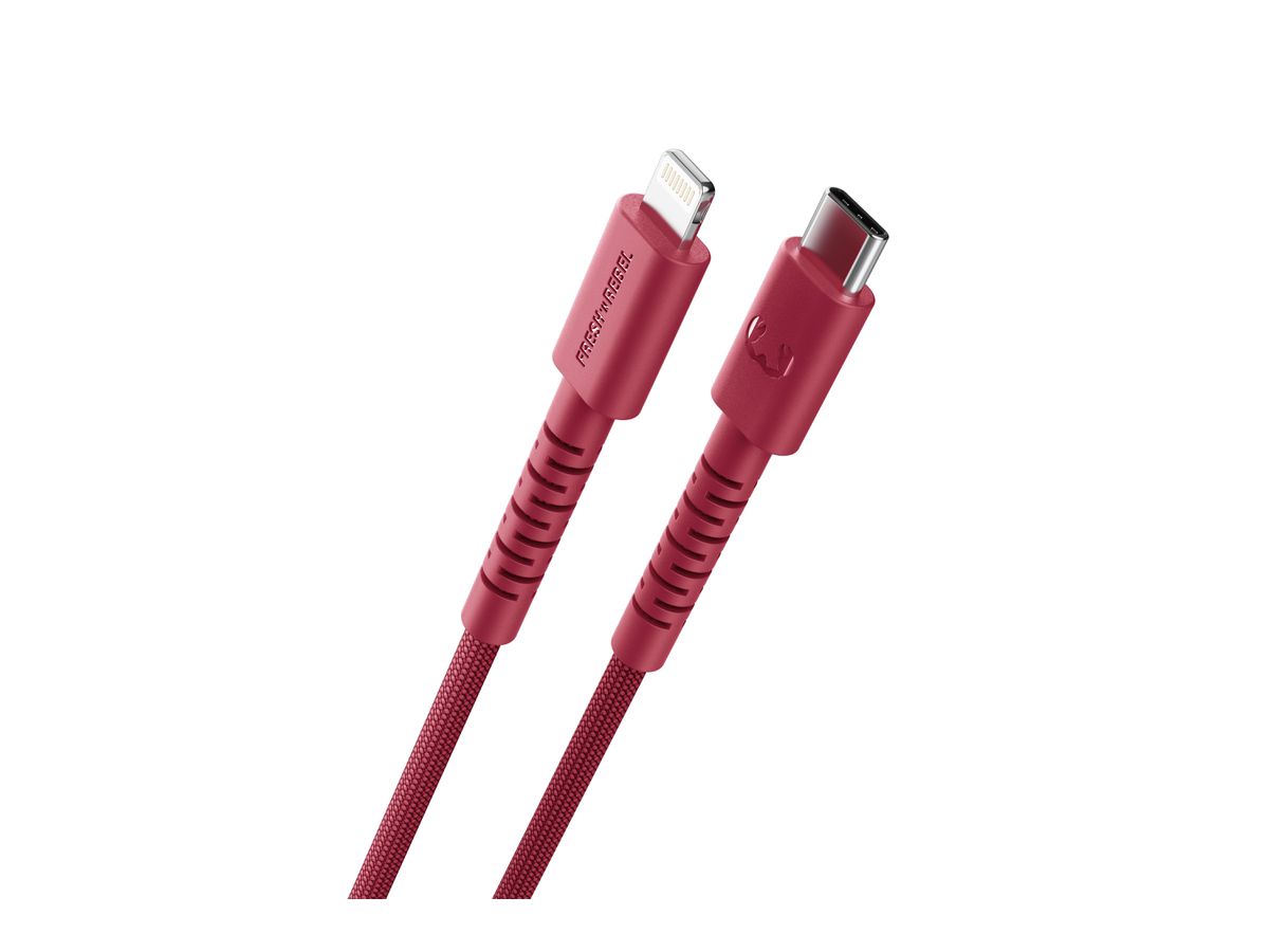 Fresh 'n Rebel USB-C to Lightning Red