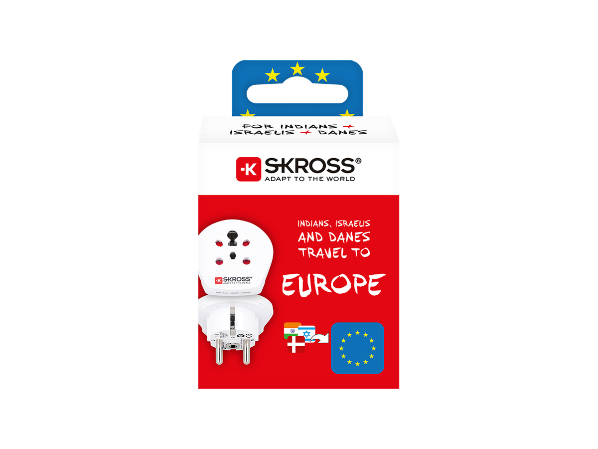 Skross India Israel Denmark to Europe