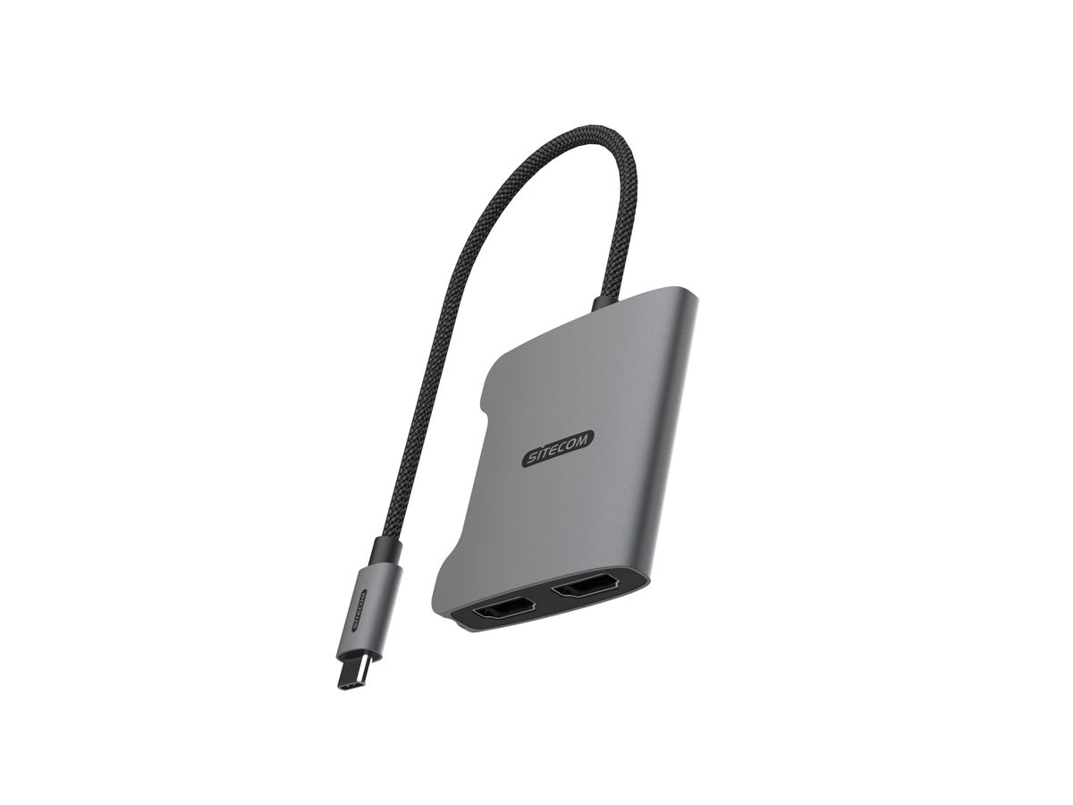 Sitecom USB-C to Dual HDMI Adapter