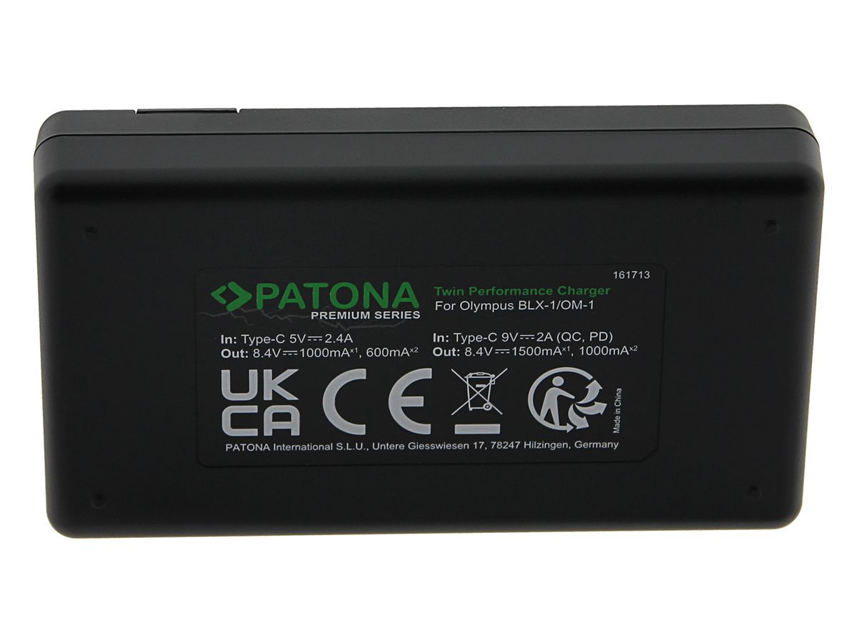 PATONA Premium chargeur double BLX-1