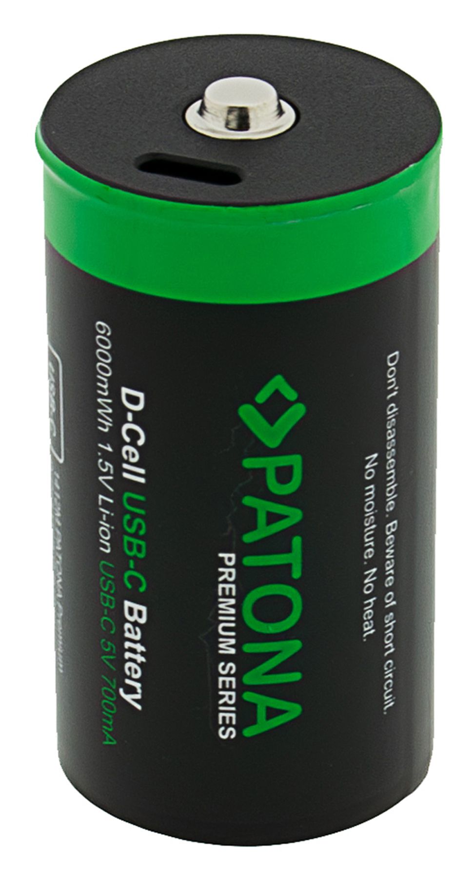 Patona Premium Akku 2X LR20 USB-C