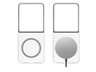 Samsung Flip 7 Clear Magnet Case