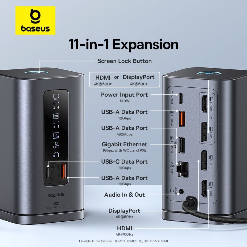 Baseus Spacemate 11-in-1 Docking Station