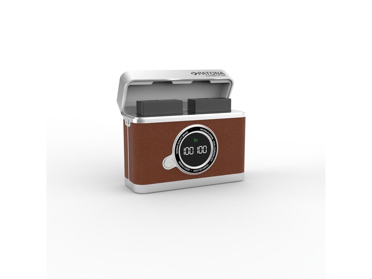 Patona Retro Dual Charging Case LP-E17