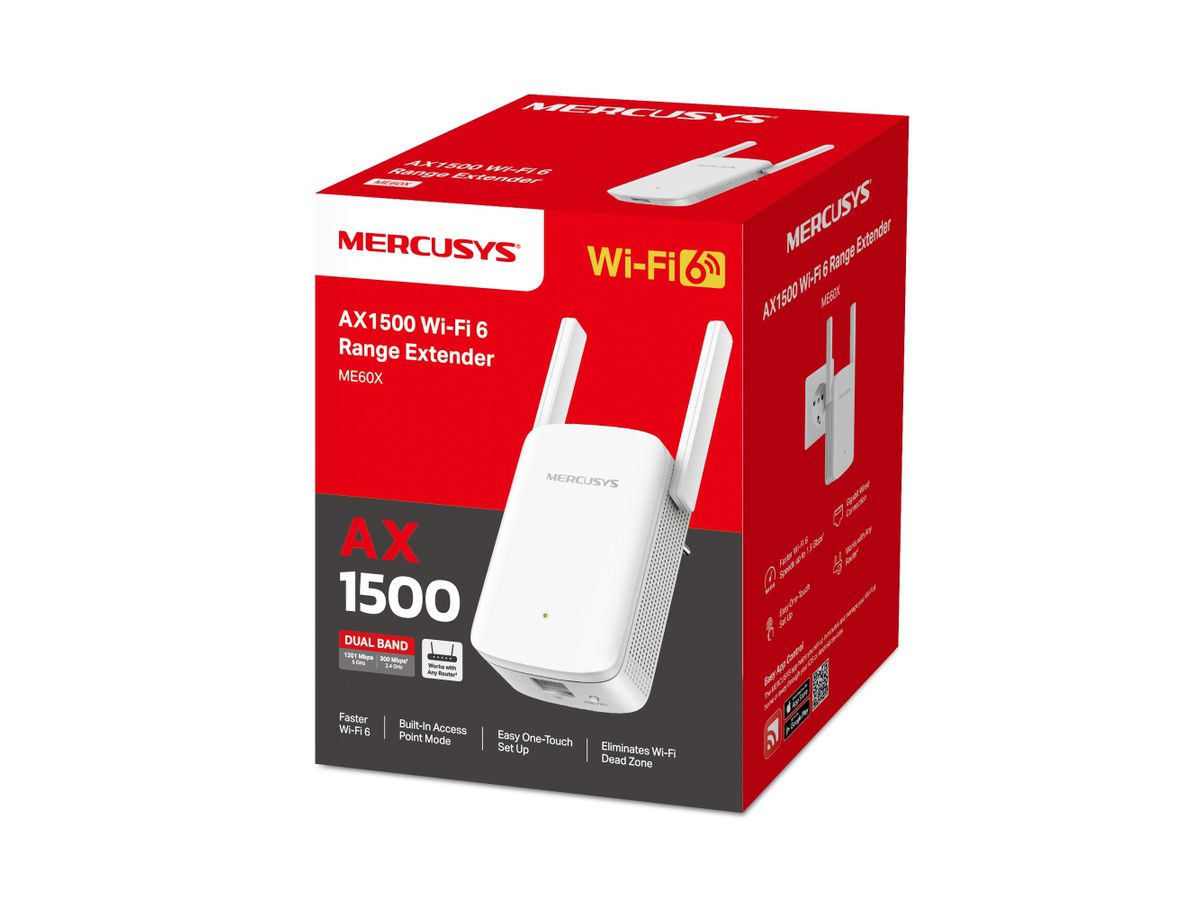 Mercusys AX1500 Wi-Fi Range Extender