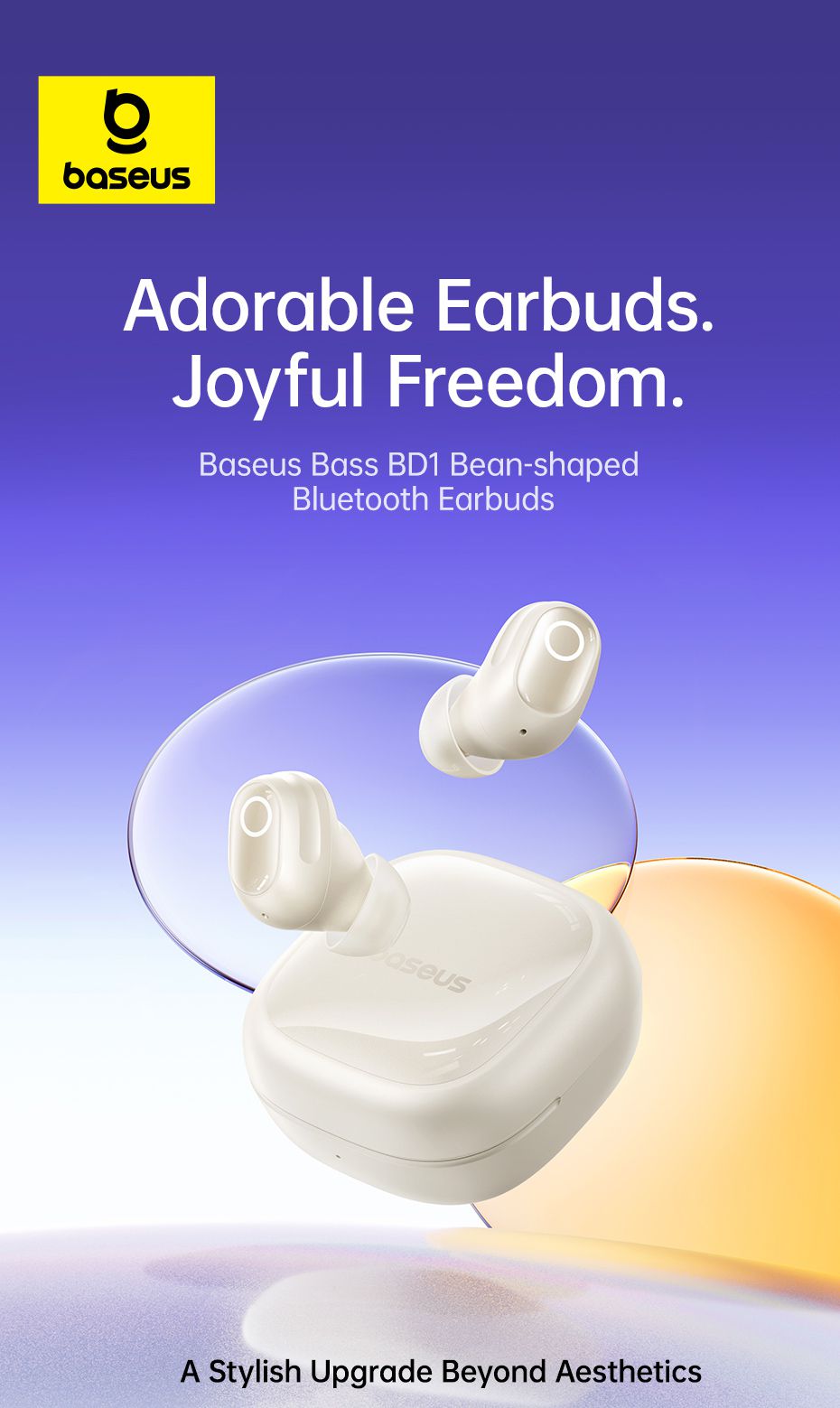 Baseus Bass BD1 TWS Earbuds White
