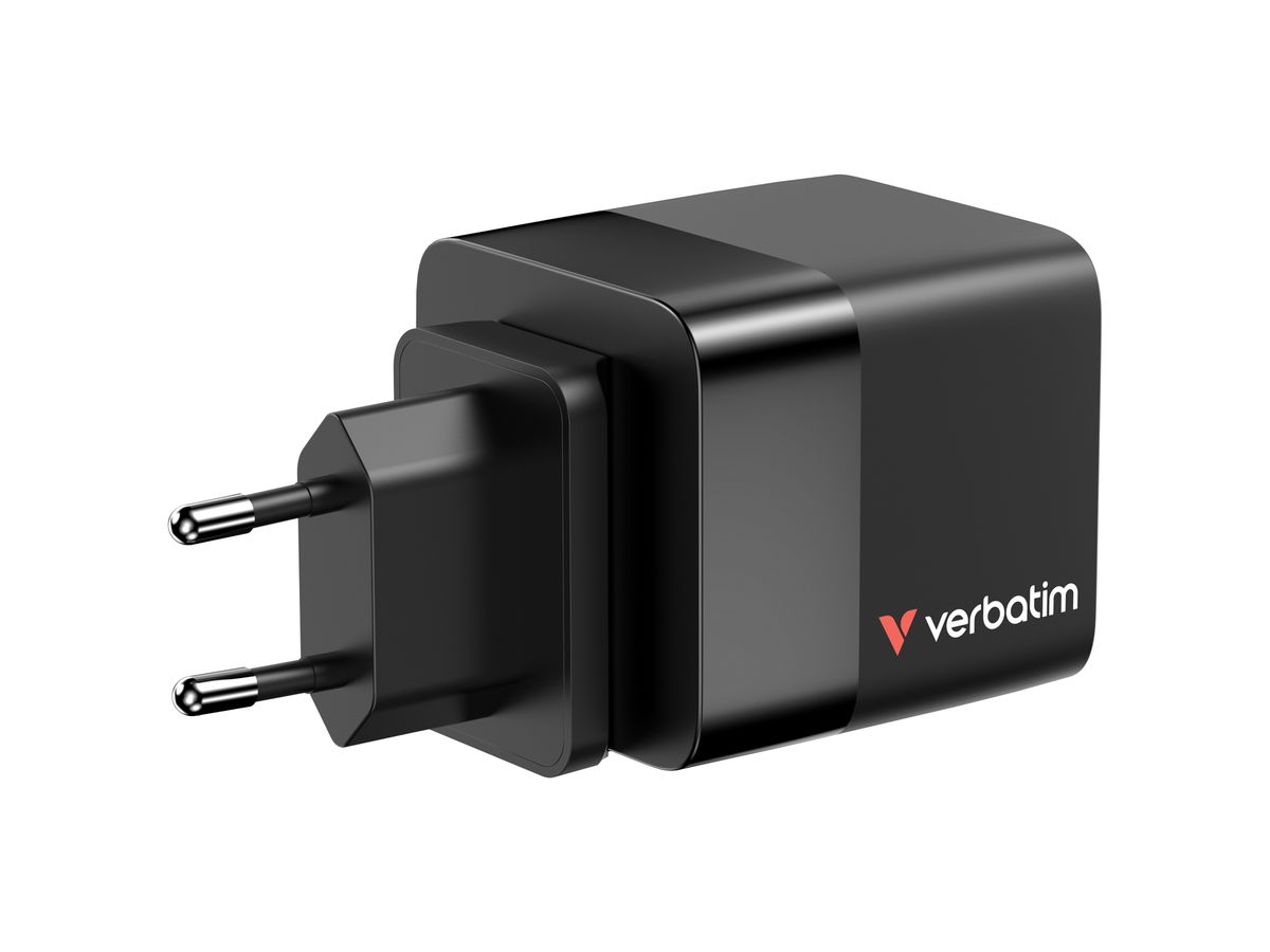 Verbatim GaN 2 Port Charger 65W