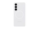 Samsung S26+ Silicone Magnet Case White