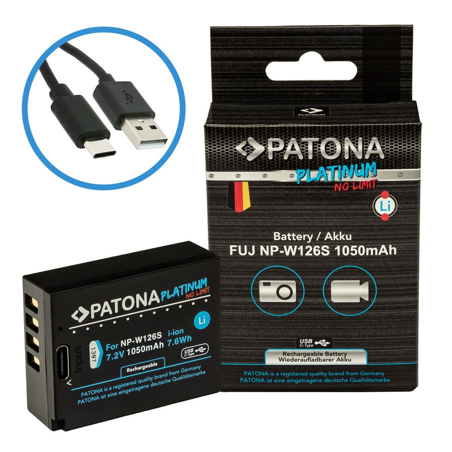 Patona Platinum USB-C Fujifilm NP-W126S