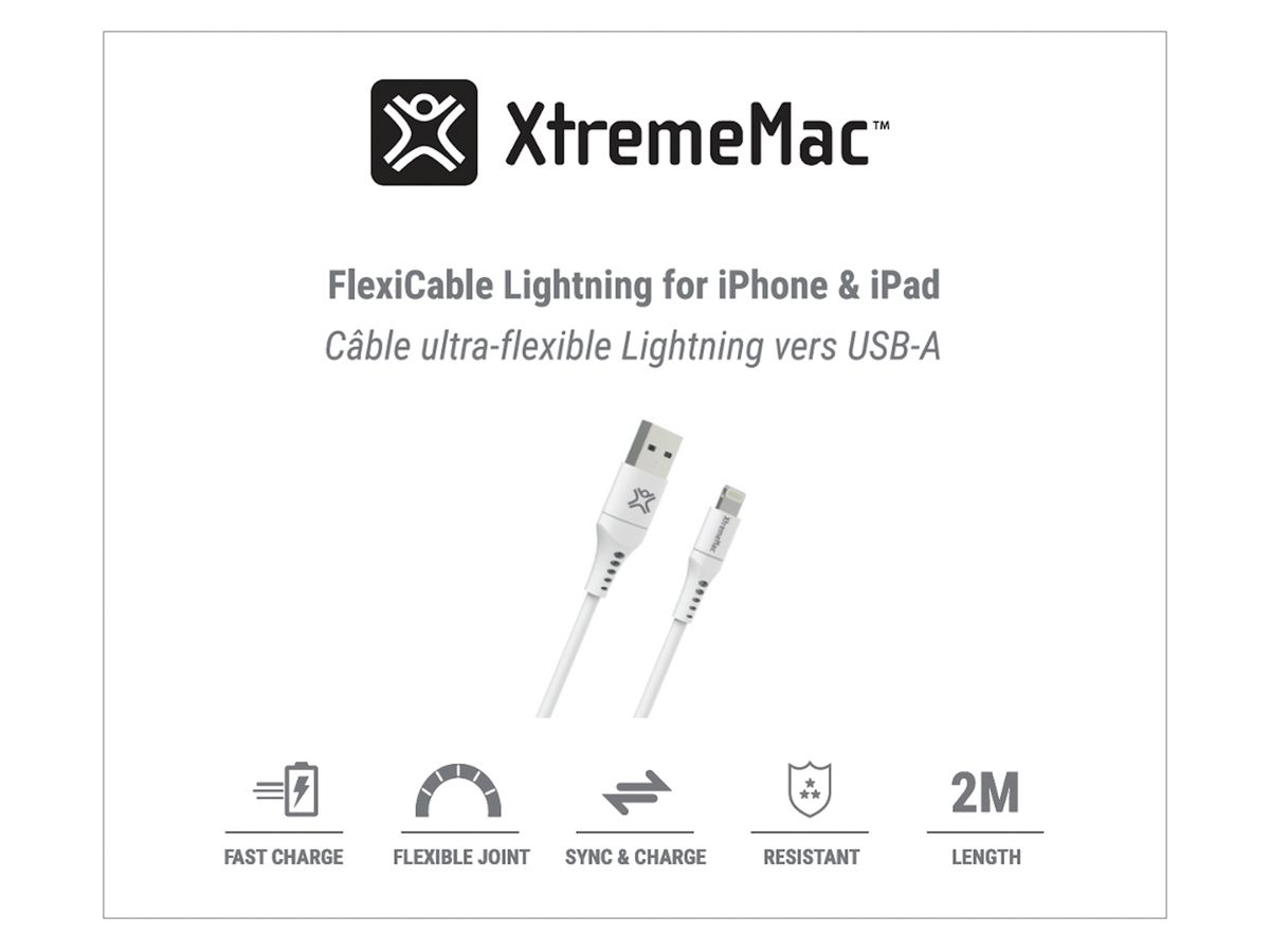 XtremeMac Lightning to USB-A 2m