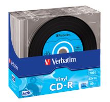 Verbatim CD-R Slim 700MB 52x Vinyl 10 Pk