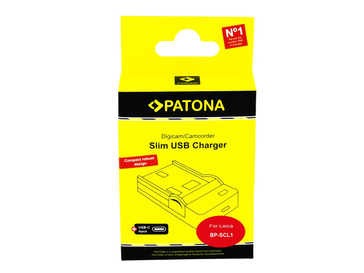 Patona Slim USB-C Ladeg. Leica BP-SCL1