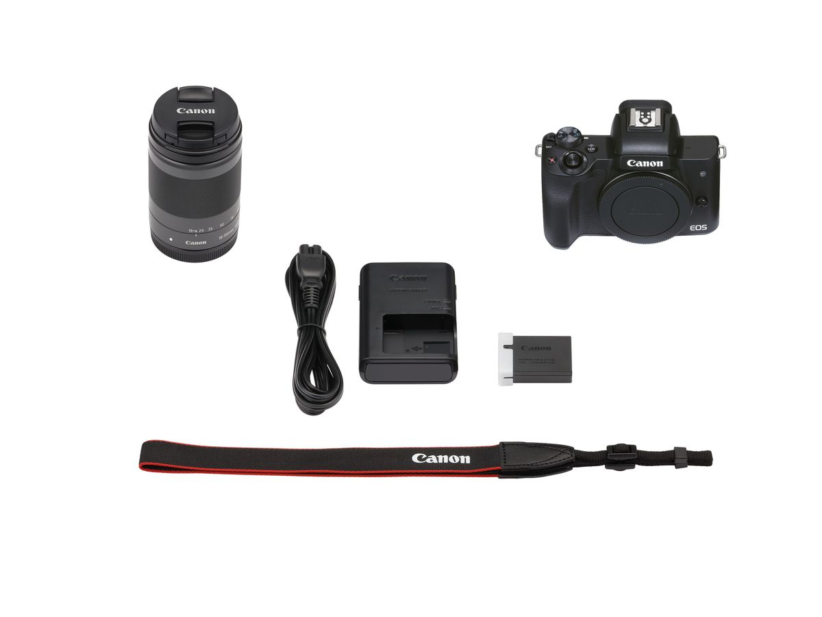 Canon EOS M50 Mark II BK + EF-M 18-150