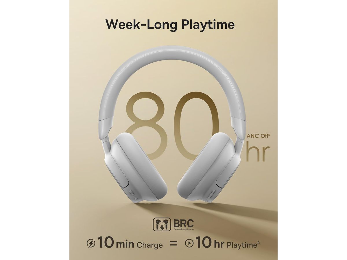 Baseus Bowie MH1 Wirel ANC Headphones Gr