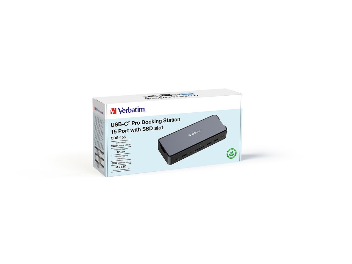 Verbatim Docking Station 15 Port SSDSlot