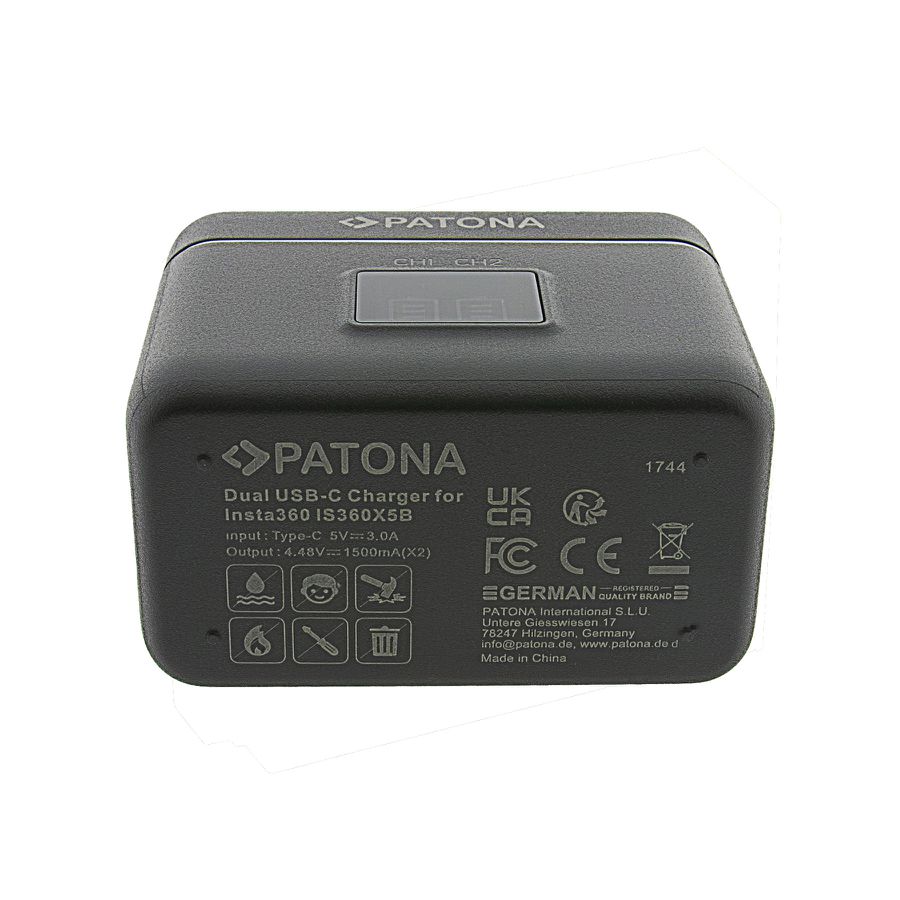 Patona Dual Charger Box Insta360 X5