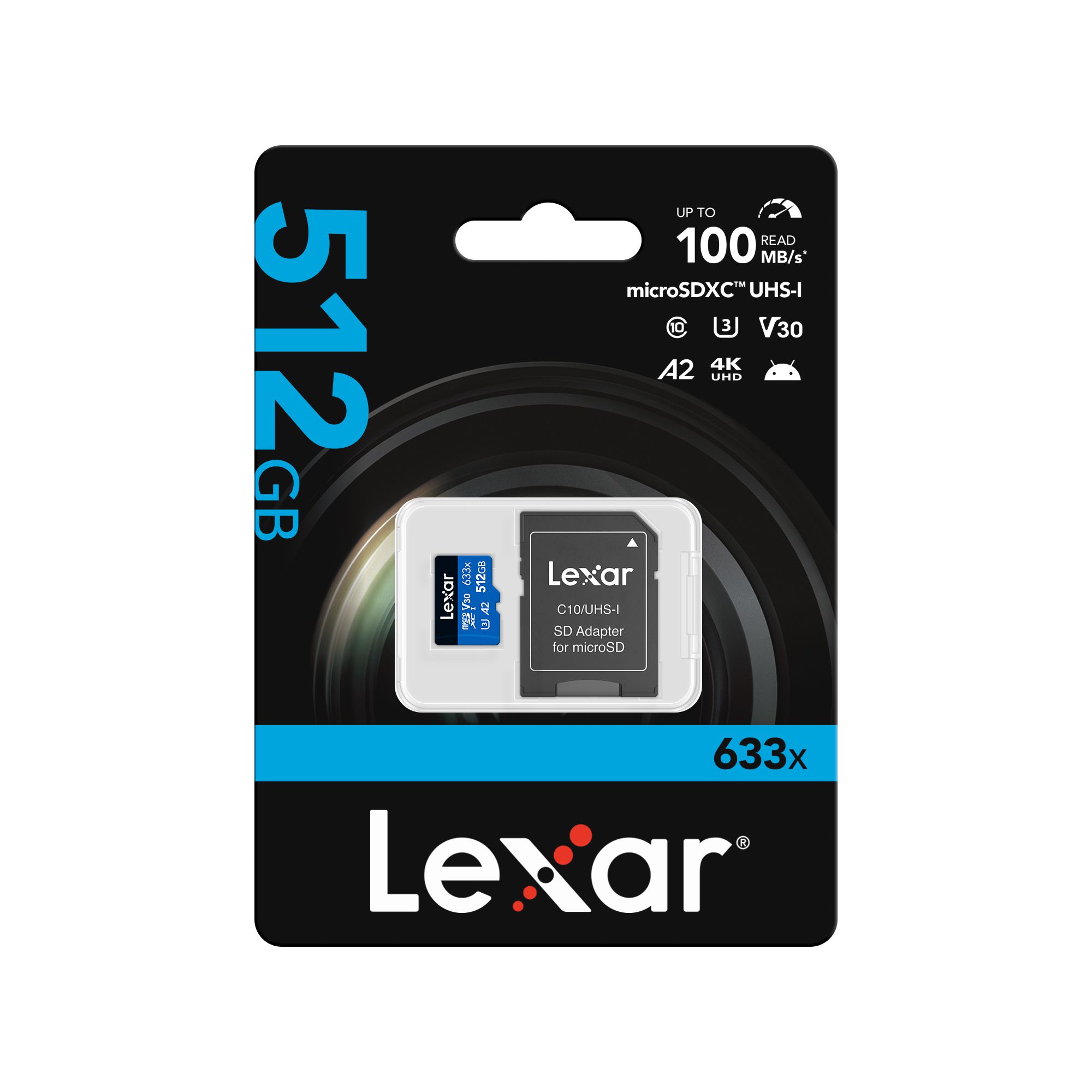 Lexar micro SDXC 100MB/s 512GB Blue m.A