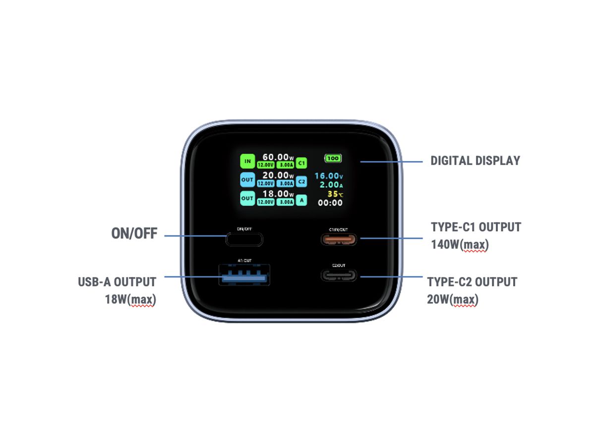 XtremeMac Powerbank 27K mAh PD 140W