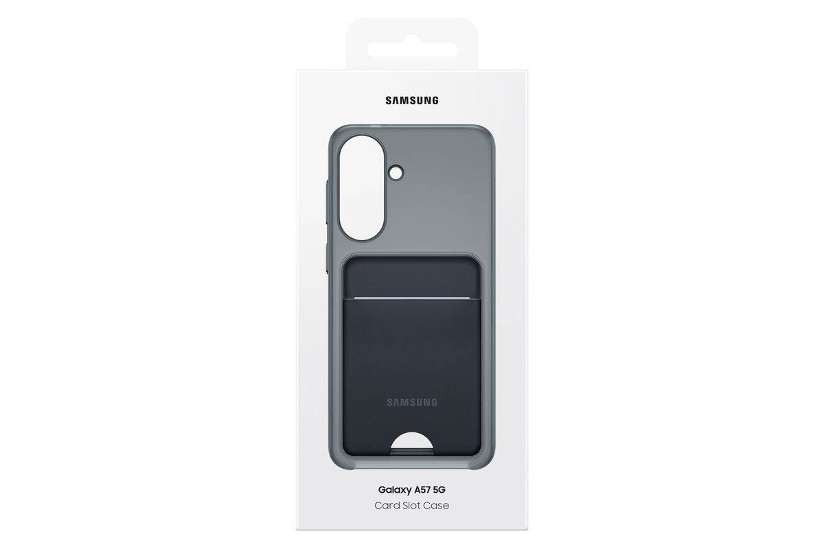 Samsung A57 Card Slot Case Black