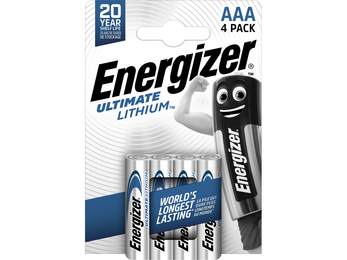 Energizer AAA/L92 Ultimate Lithium 4-P.