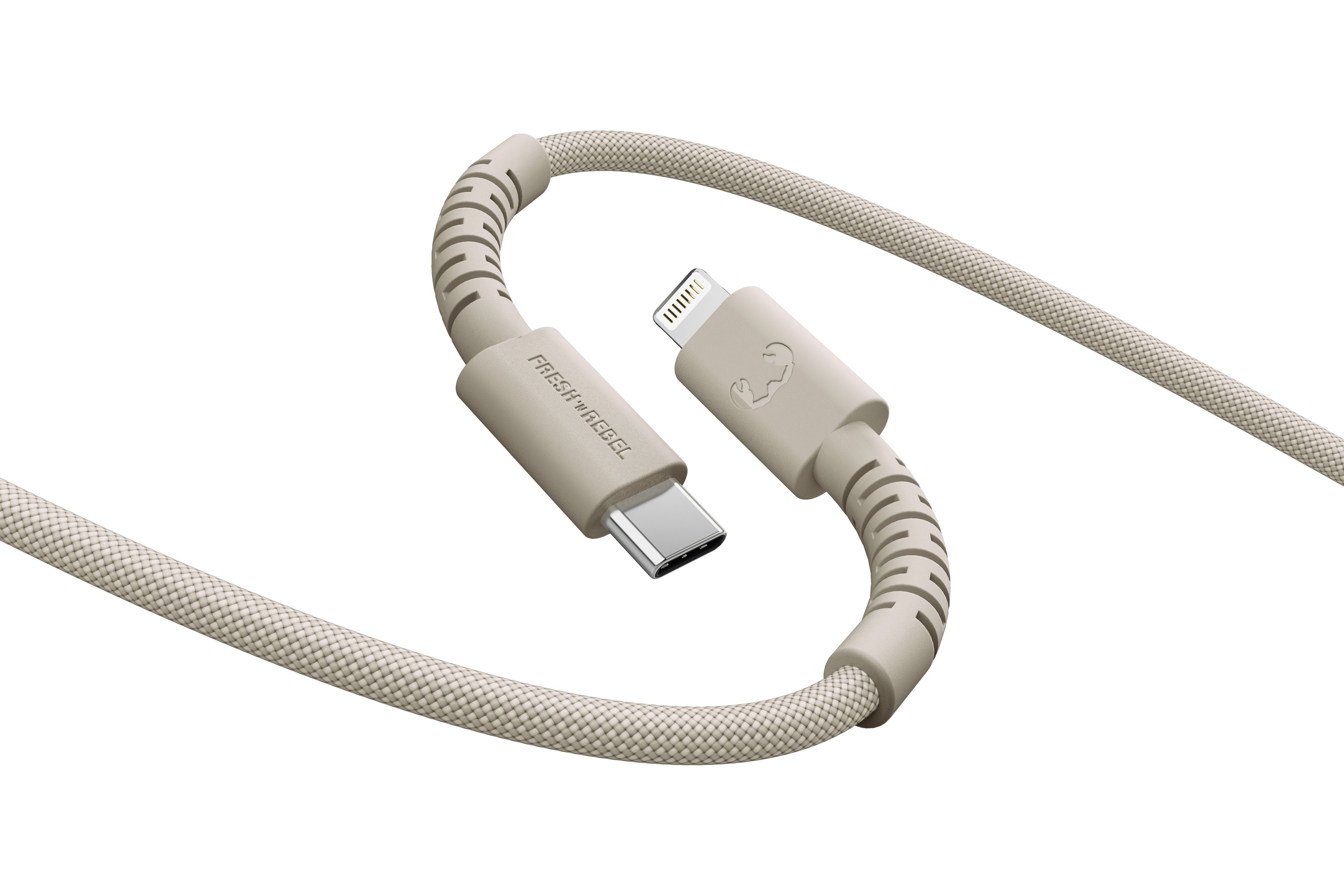 Fresh 'n Rebel USB-C to Lightning Sand