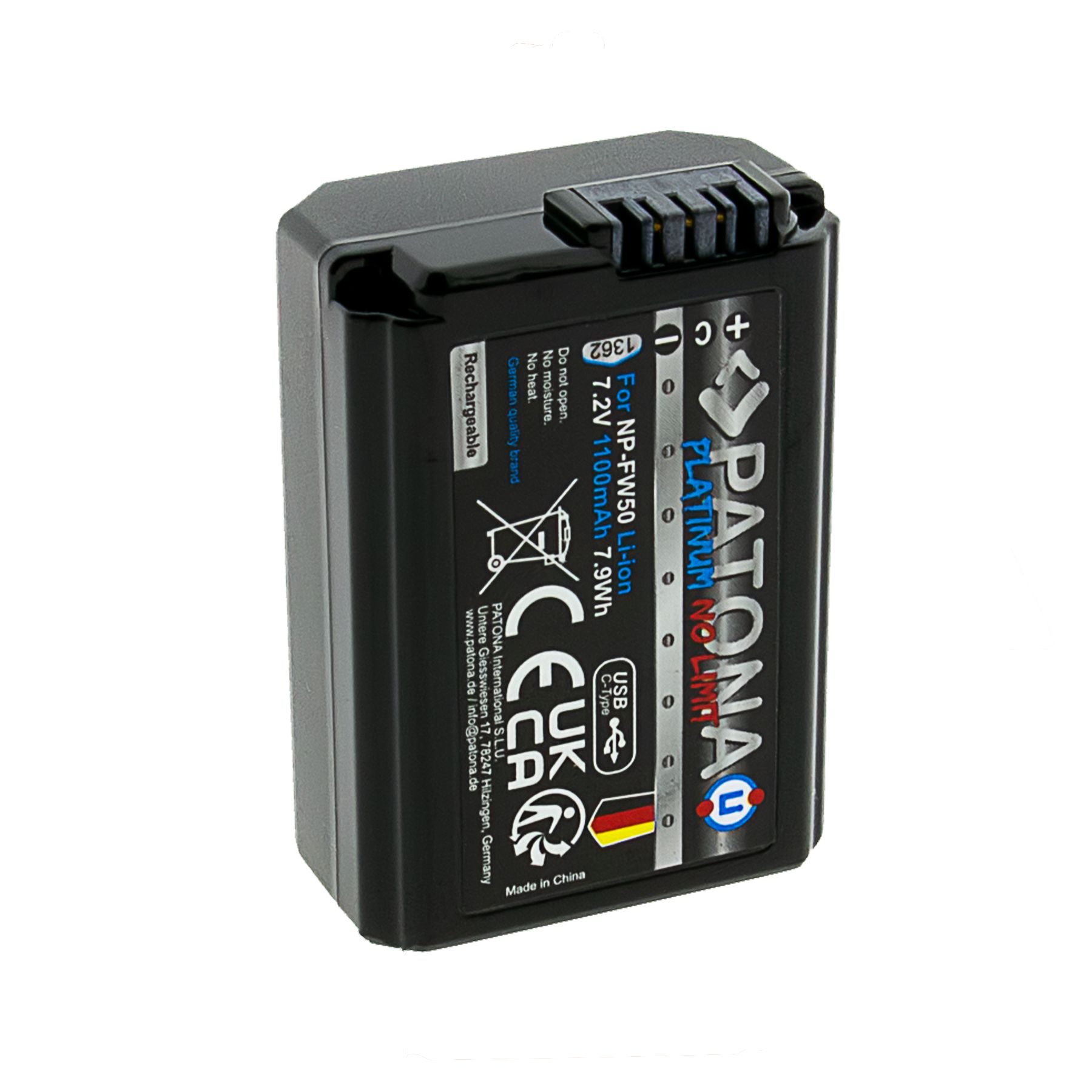 Patona Platinum USB-C Sony NP-FW50