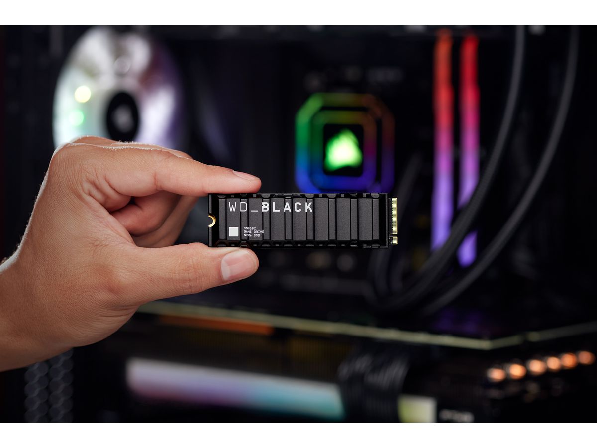 WD BLACK SN850X 2TB Heatsink