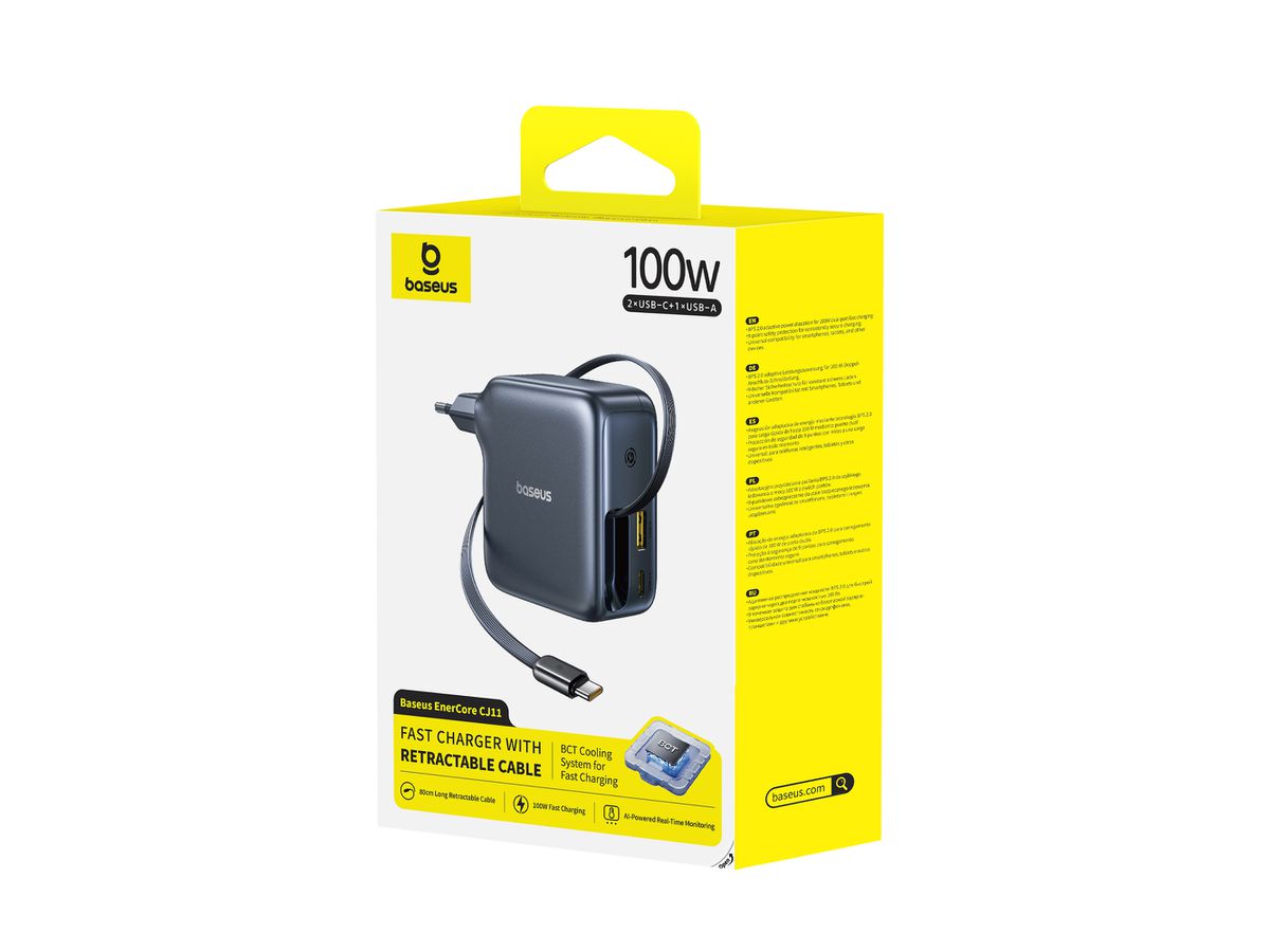 Baseus EnerCore Fastcharg.100W Retr.Cab.